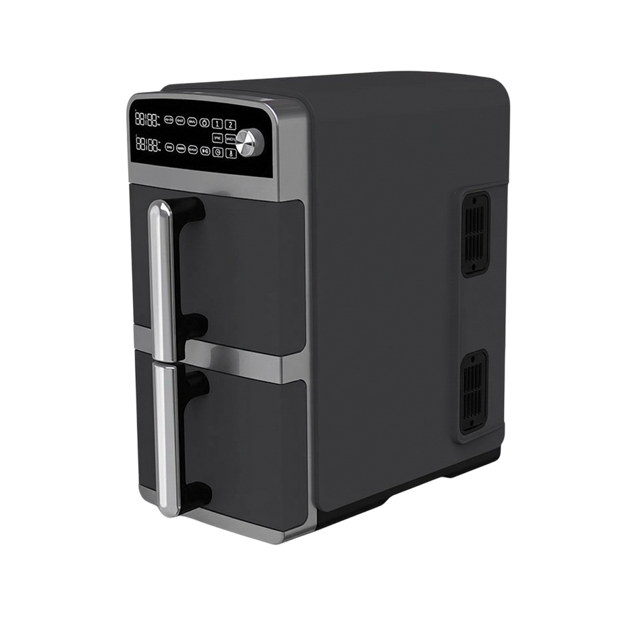 Friteuse Sans Huile "Air Fryer" Bergmann Double Bac 10L 2400W - BAF9700