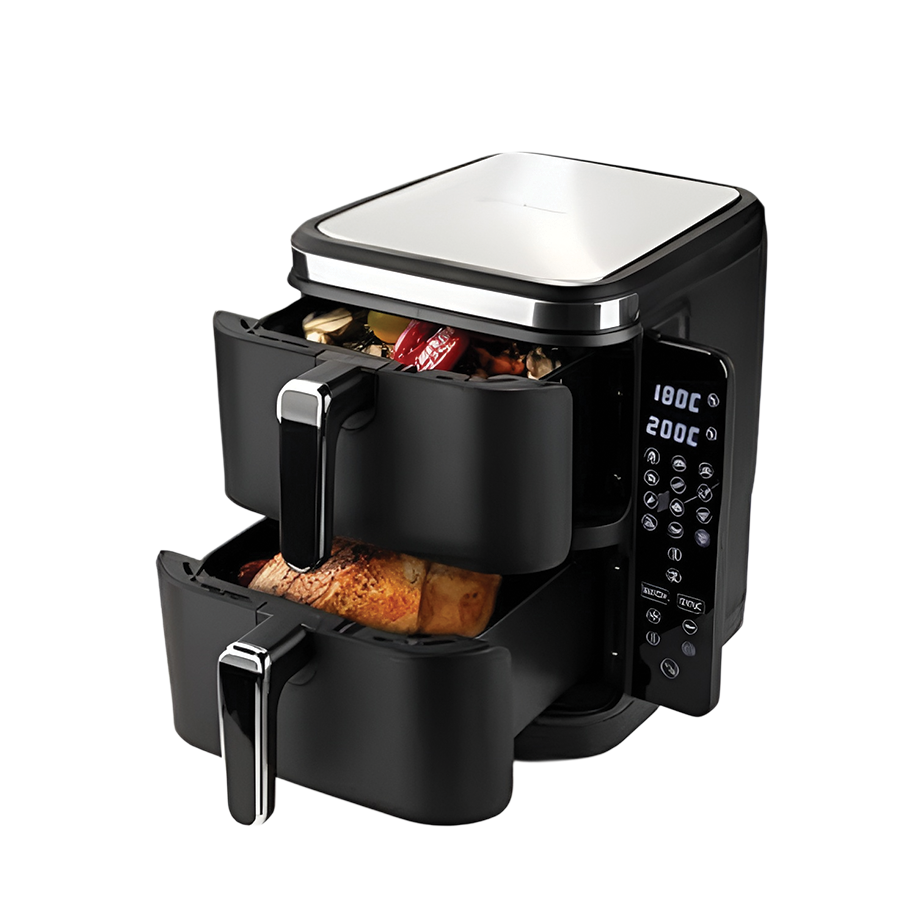 Friteuse Sans Huile "Air Fryer" Bergmann Double Bac Vertical 11L 2800W - BAF9001