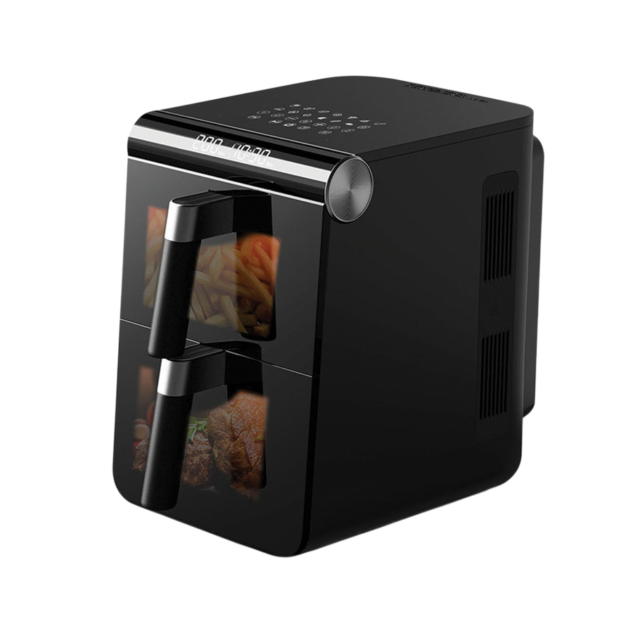 Friteuse Sans Huile "Air Fryer" Bergmann Double Bac Vertical 11L 1700W - BAF7004
