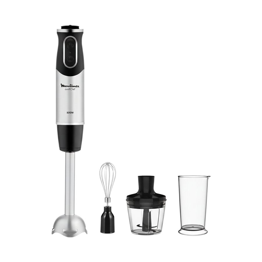 Mixeur Plongeant 3en1 Moulinex Quickchef 1000W Inox - DD655810 - Image 2